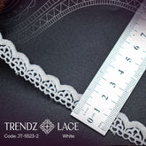 Milky Lace: JT-5523-2 - 15YDS | Trendz Lace